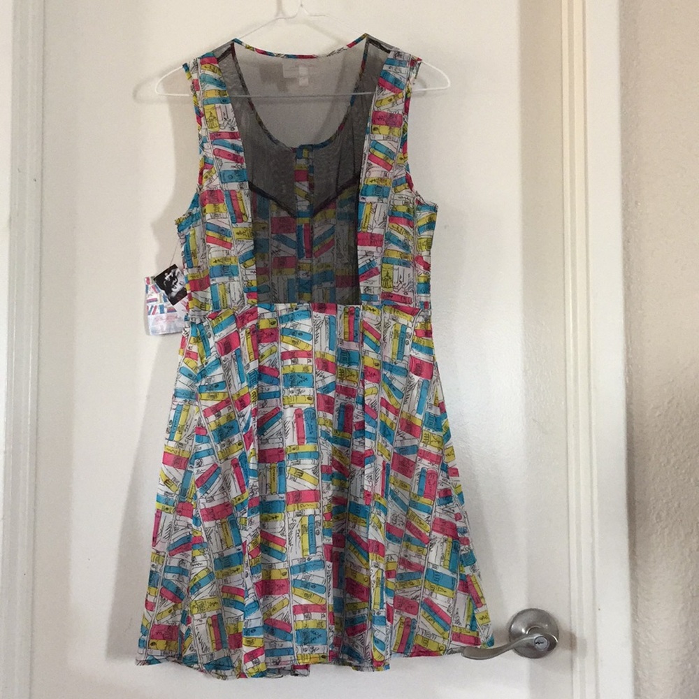 Marilyn Monroe Raspberry Multi Dress - Picture 2 of 5